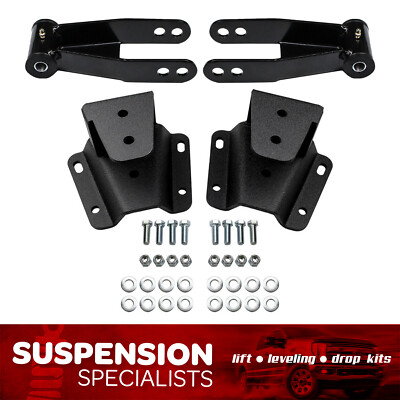 4'' Rear Drop Lowering Hanger Shackle Kit For 1965-1972 Ford F100 2WD