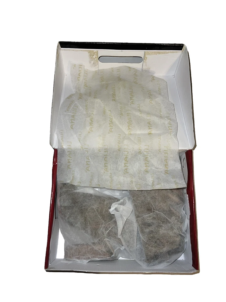 Liliana Anson-1 Ankle Boots Slouch Suede Peep Toe Chunky Heels Size 7 Gray - Image 3 of 4