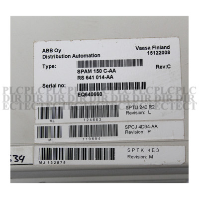 USED ABB SPAM-150C-AA SPAM150CAA Motor Protection Relay