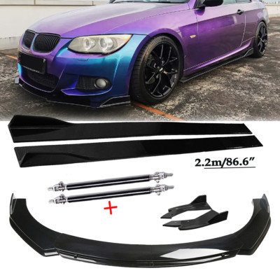 Front Bumper Lip Spoiler Diffuser Splitter Rear For BMW 5 Series E60 E61 F10 F11