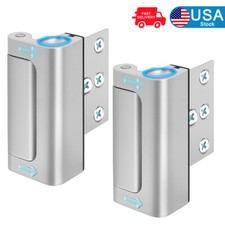 2PACK Home Security Door Reinforcement Lock Metal Front Door Locks for Safety