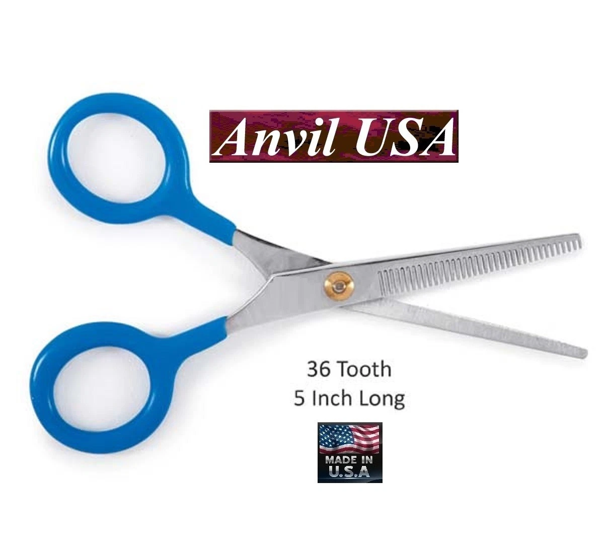 ANVIL 440C STAINLESS STEEL 36 Tooth THINNING BLENDER 5"SHEAR SCISSOR PET Groomer