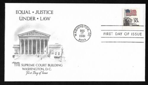 #1894 20c Flag over Supreme Court Artmaster FDC  - Picture 1 of 2