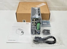 AXIS COMMUNICATIONS 01633-001 T8504-R INDUSTRIAL POE SWITCH NEW