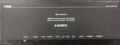 FSR HD-HU-SP-Rx HDMI/USB over HDBaseT 2.0 Receiver