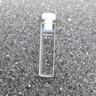 HELLMA 284 QS 10.00mm QUARTZ CUVETTE FOR UV SPECTROSCOPY