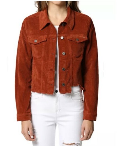 Hidden Women's Burnt Orange Cropped 