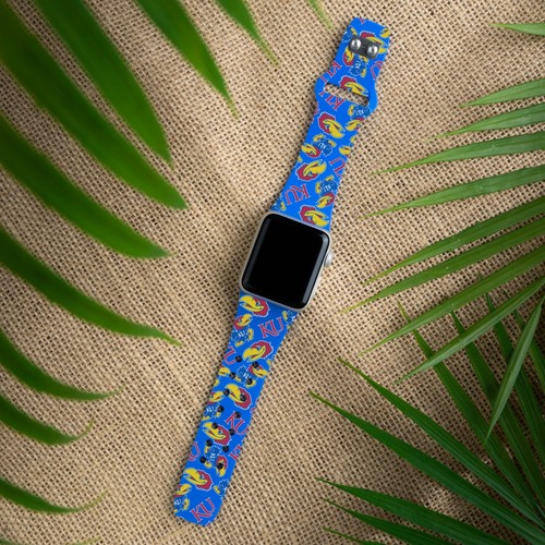 Kansas Jayhawks HD Uhrenarmband kompatibel mit Apple Watch - Bild 7 von 17