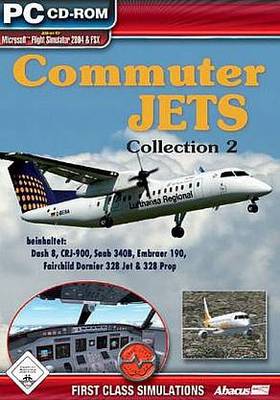 COMMUTER Express JETS COLLECTION 2 DASH8 CRJ900 FÜR Flight Simulator X 2004 NEU