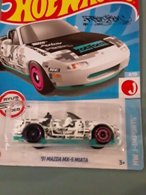 Hot Wheels - '91 Mazda MX-5 Miata *Ryu's Rides* - 2021 Mainlines