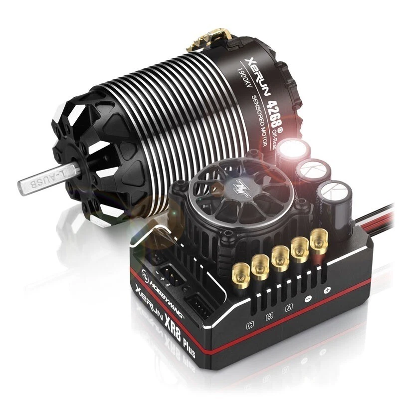 VGEBY1 Kit ESC + Moteur F540 4370KV – 45A Brushless, Étanche – Pour Voiture RC 1/10 – Protection Surchauffe