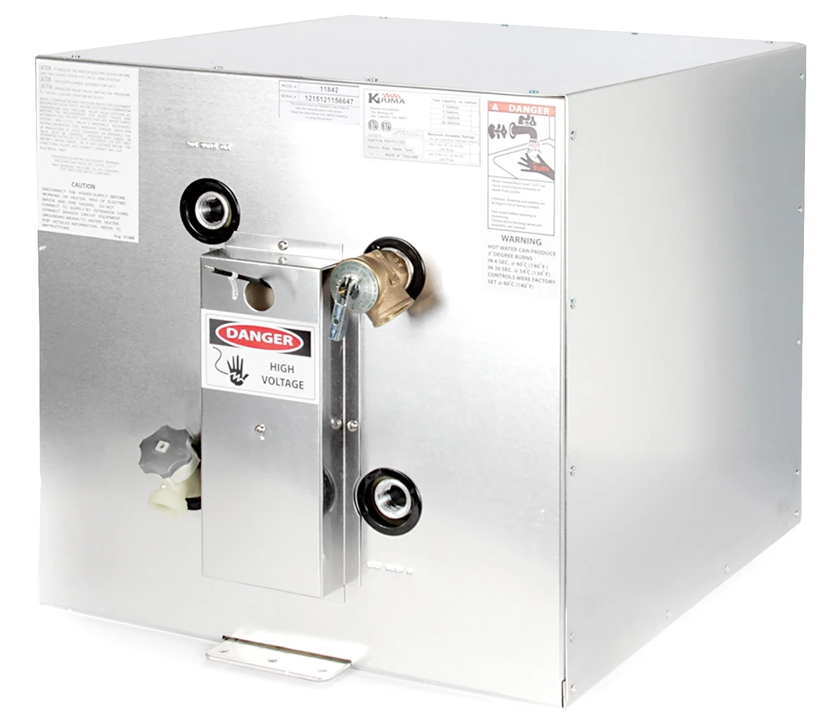 Kuuma 11842 Marine Water Heater 11 Gallon Rear Heat Exchanger 120V Aluminum  Case | eBay