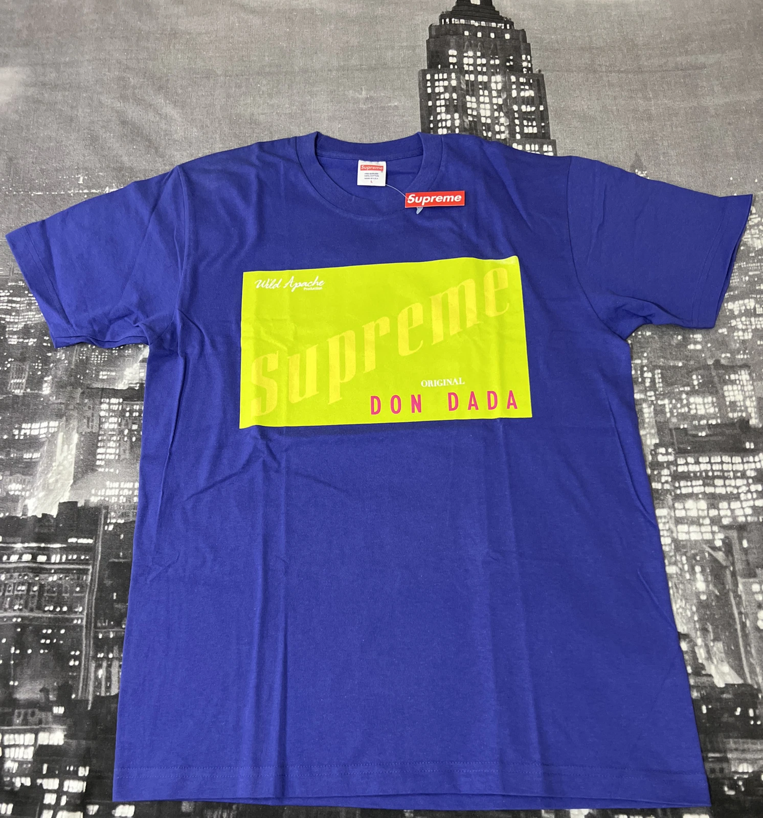 T shirt original Supreme ! Taille grande ! Violet !!Neuf avec étiquettes ! SS14 ! 100 % authentique ! Super rare !