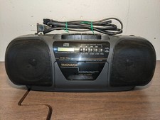 Magnavox 268-T Boombox CD Radio Cassette Recorder Player RETRO 1994 TESTED