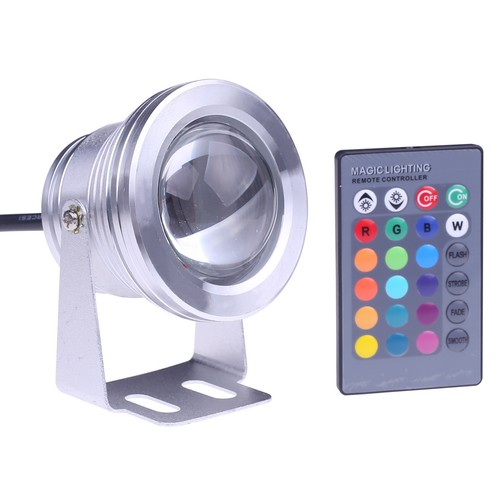 Outdoor 10W RGB LED Underwater Spot Flood Light Warm White Garden Pond Lamp IP68 - Picture 5 of 14