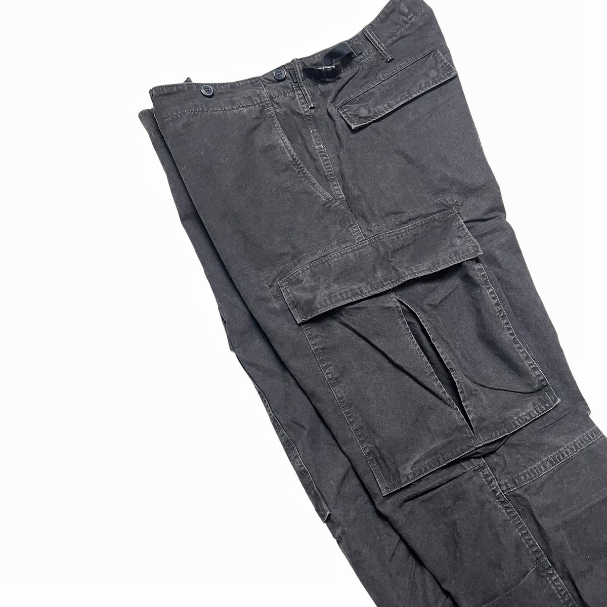 Double RL Ralph Lauren RRL Surplus Cargo Pants Black Washed Double RL Ralph Lauren RRL Surplus Cargo Pants Black Washed