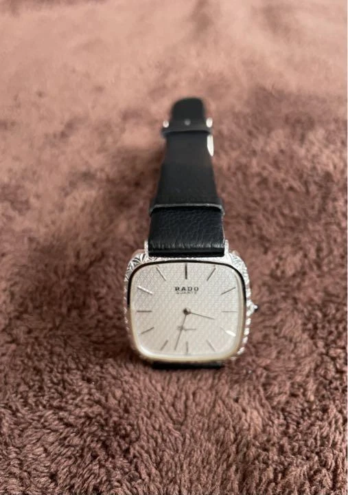 Rado men s watch elegance quartz case30mm 2022.12.31 battery