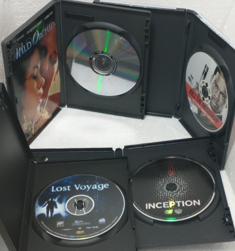 Lot BB of 4 Film DVDs INCEPTION/LOST VOYAGE/KILLmESSENGER/WILDorchid NOT TESTED - Picture 6 of 6