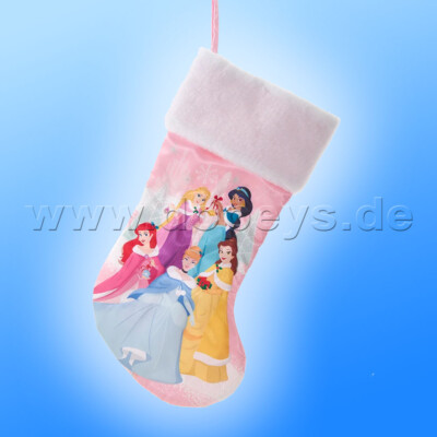 Disney Weihnachtsstrumpf / Kaminsocke ''Winter-Prinzessinnen'' pink - Kurt S Adler