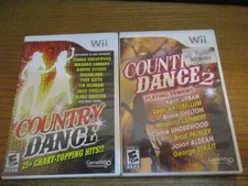 Country Dance 1 & 2 (Nintendo Wii) Complete Free Shipping 2 Games
