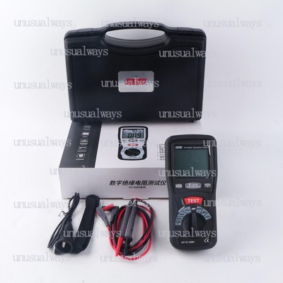 ONE NEW CEM DT-5505 Insulation Testers Large Dual Display with Backlight