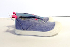 Cat  Jack Toddler Girl  s Rory Slip-On Sneakers shoes Periwinkle blue Size 4 NWT