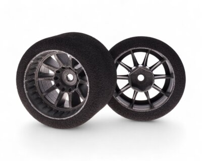 Matrix Racing Moosgummi 1/10 Formel 1 hinten 35 auf schwarzer Felge 62mm ...