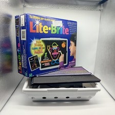 Vintage 1999 Mr Potato Head Lite Brite In Box Works Hasbro