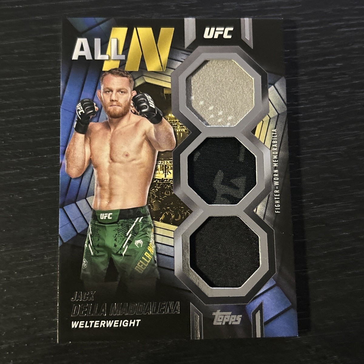 2024 Topps UFC Knockout - Jack Della Maddalena - All-In Relic Card