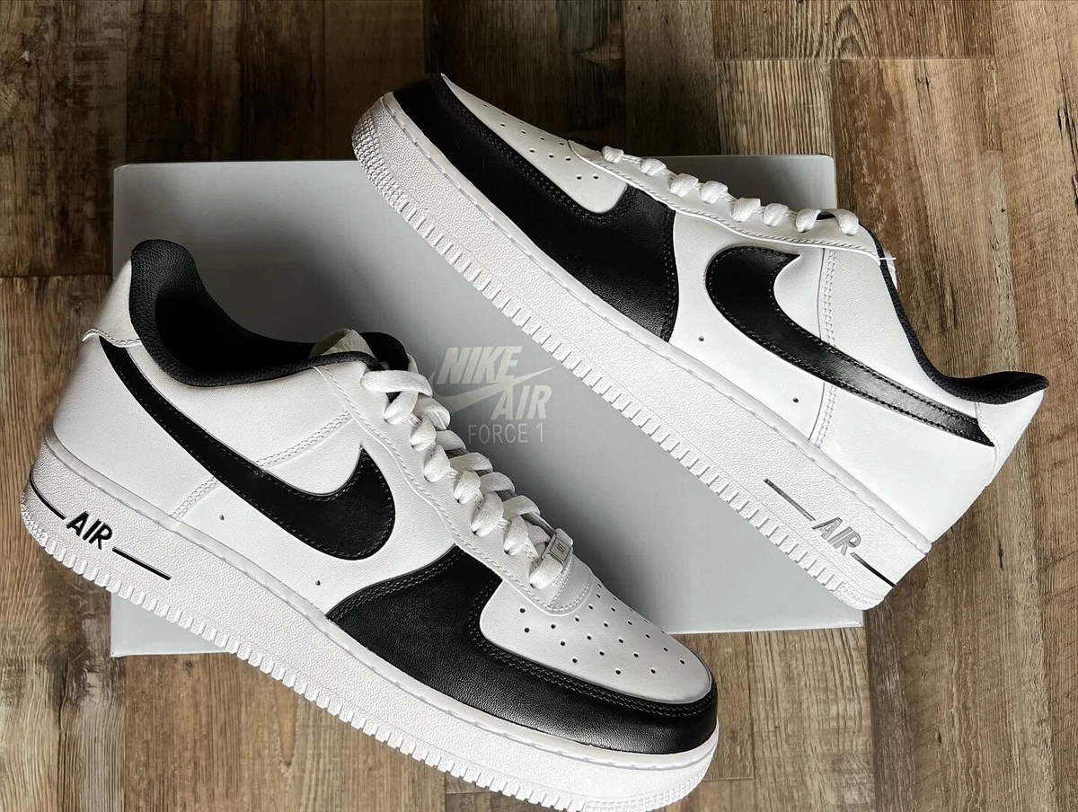 Custom Air Force 1 Shadow Black X White handmade 