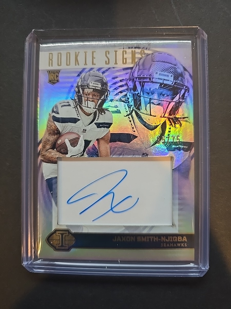 2023 Illusions Jaxon Smith-Njigba Rookie Signs Blue Auto RC 35/75 