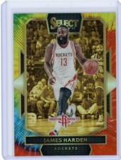 2016-17 Panini Select Basketball Courtside Tie-Dye Prizm #206 James Harden 14/25