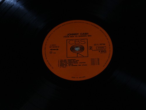 Johnny Cash FROM SEA TO SHINING SEA - LP CBS S 62972 Holland 1972 near mint - Picture 3 of 3