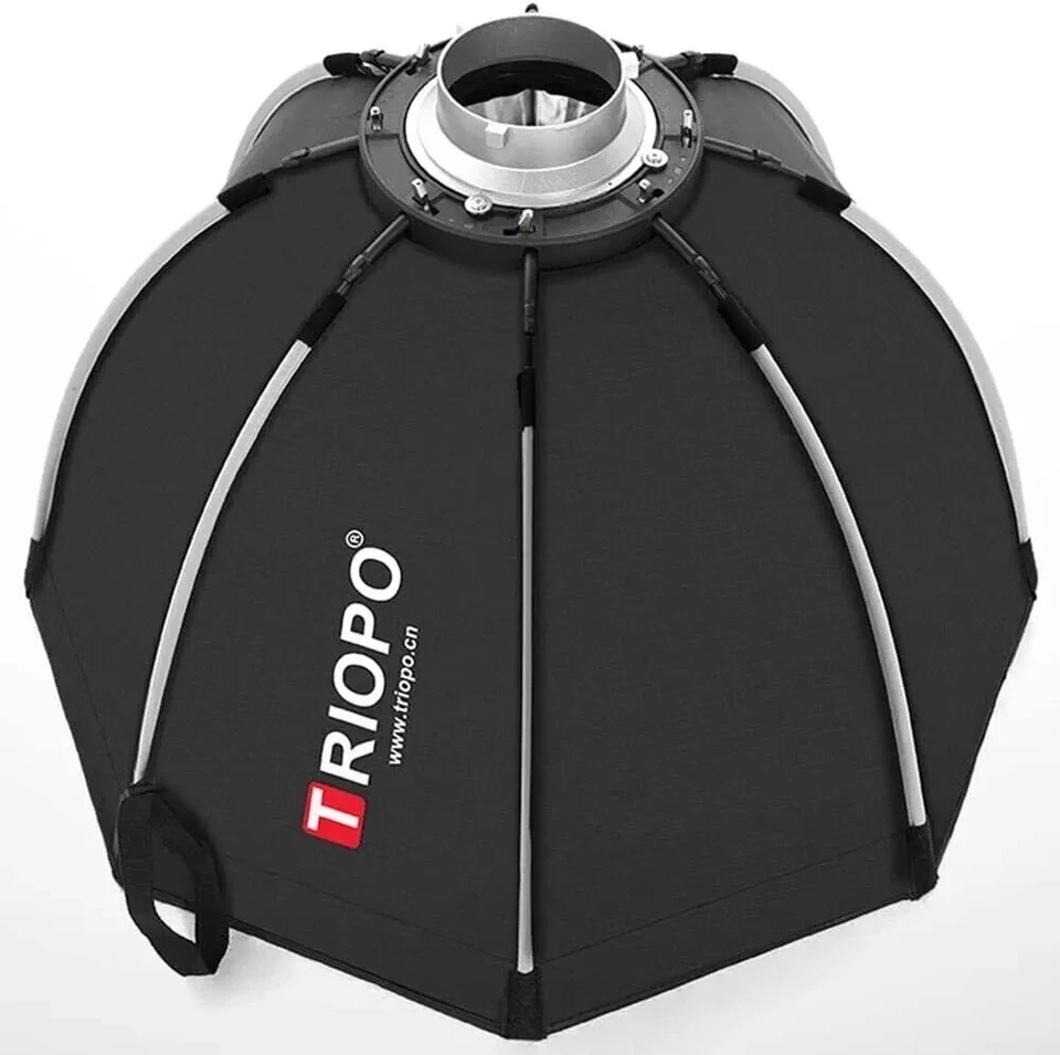 US TRIOPO K2-90 90cm/35.4" Studio Flash Foldable Bowens Octagon Softbox & Grid - Image 4 of 4
