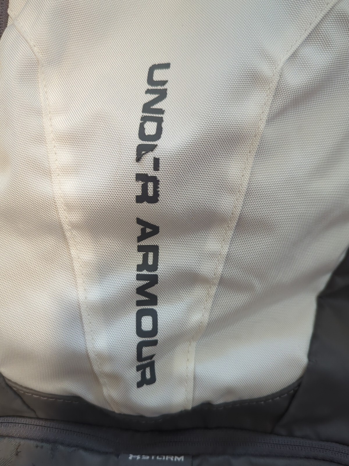 Under Armour storm backpack White And Gray