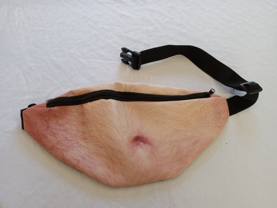 Father's Day Men's Novelty Fanny Pack Hairy Belly Button eBay