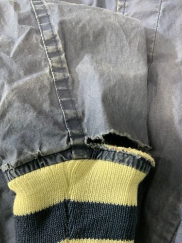 Giacca bomber vintage Polo Ralph Lauren blu medio bottoni a pressione anni 90 - Foto 6 di 9