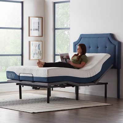 Lucid Deluxe Adjustable Bed Base