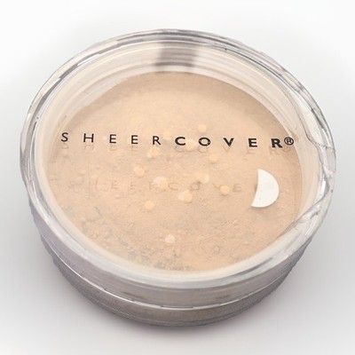 Sheer Cover BUFF Mineral Foundation SPF 15 Loose Powder Makeup 4g Full Size NEW