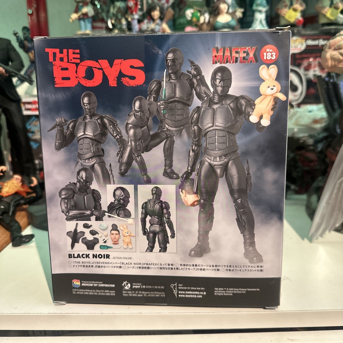 MAFEX MEDICOM TOY No. 183 BLACK NOIR The Boys action figure | eBay