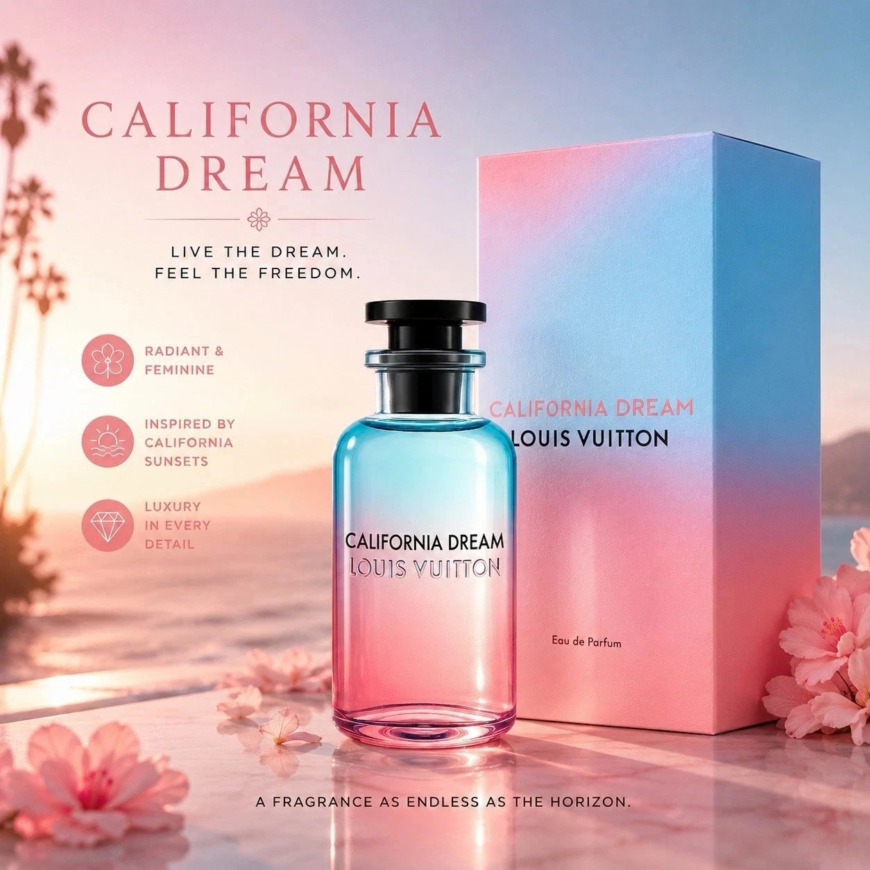 Louis Vuitton California Dream- Louis Vuitto(3.4oz) - FULL SIZE Bottle Brand New
