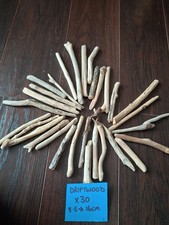 DRIFTWOOD x 30 8.5 - 16 cm THINNER PICTURE ART CRAFT WEDDING MAKE NATURAL BEACH