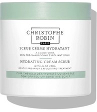 Christophe Robin Crema Idratante per Capelli Scrub con Aloe Vera, Prelavaggio - 8,4 fl oz