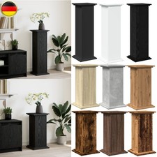 Blumensäule Dekosäule Podest Blumenständer Blumen mit Stauraum Holzwerkstoff