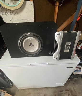 JL Audio Subwoofer and JBL Amp.