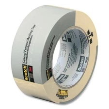3m 2020-2A-BK Commercial-grade Masking Tape For Production Painting, 1.88" X 60