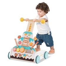 Toddlers Cake-Shape Sit-to-Stand Walker-White