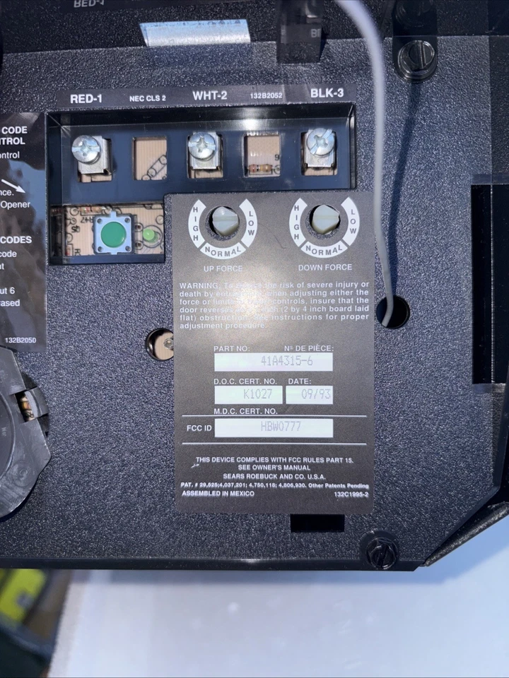 NEW!! Craftsman Garage Door Opener Motorhead Only 1/2 HP Chain Drive 953636 - Image 4 of 4