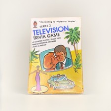 Hoyle Vintage 1984 Complete Pocket Trivia Series 2 Television Trivia Card Game