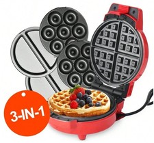 Premium 3in1 Omelette,Waffle Maker Machine Doughnut Baking 600W_Fast Delivery😊